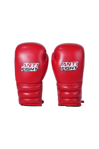anti fight Red Vibes Red Stringed Boxing Gloves