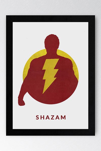 Saturn Pictură înrămată Shazam - Pictură poster Shazam Fim