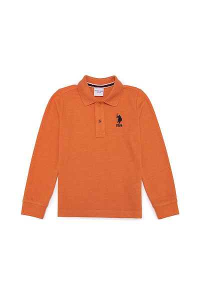 U.S. Polo Assn. Кафяв суичър за момче