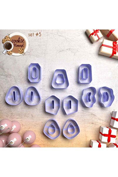 CookieKonsept مجموعة قوالب بوليمر كلاي - # 5 نموذج