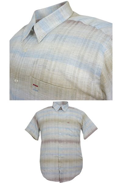 marufshop Ανδρικό κοντομάνικο πουκάμισο μεγάλου μεγέθους, κατάλληλο για βάρος 100 κιλών - 140 κιλών