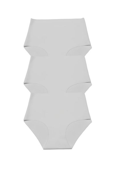 Adeniz Εσώρουχα 3 τεμαχίων Extra High Waist Laser Cut χωρίς ραφές χωρίς σημάδια (ΕΞΑΙΡΕΤΙΚΑ ΕΥΚΑΜΠΤΟ ΚΑΙ ΑΠΑΛΟ)