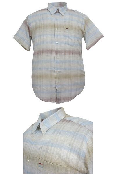 marufshop Ανδρικό κοντομάνικο πουκάμισο μεγάλου μεγέθους, κατάλληλο για βάρος 100 κιλών - 140 κιλών