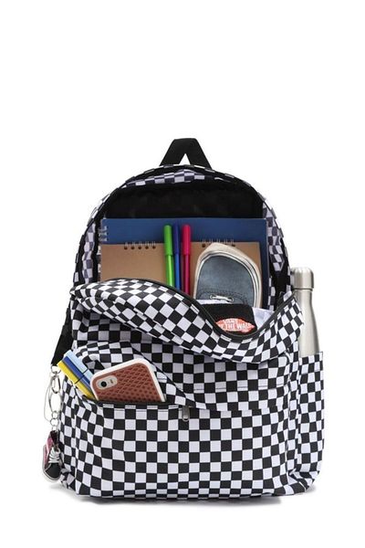 Vans Black-White Unisex Backpack Vn0A5Kh