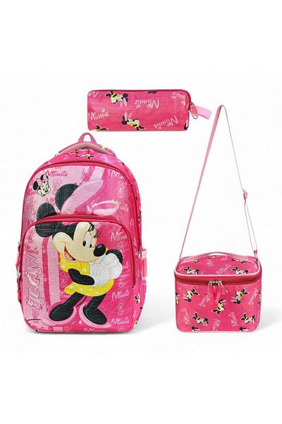Baginn Set 3 Geanta Scoala 42*30 Cm Pentru Fata - Suport Creion Nutritie