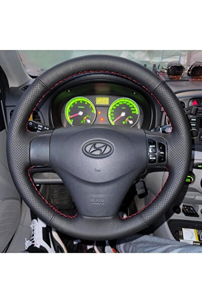 dk direksiyon Kaplamacı HYUNDAİ ERA ARACA ÖZEL DİKMELİ DİREKSİYON KILIFI (AÇI...