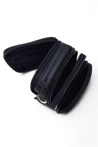 Pierre Cardin Black-Rölax Men's Messenger Bag 01Pc001416