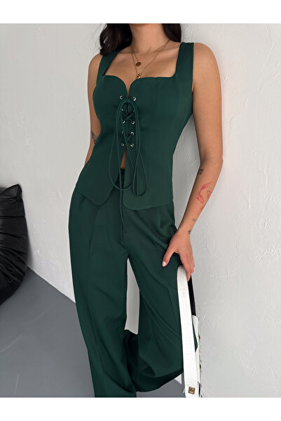 Cistern İstanbul Set de damă cu dantelă detaliată de jos și de sus