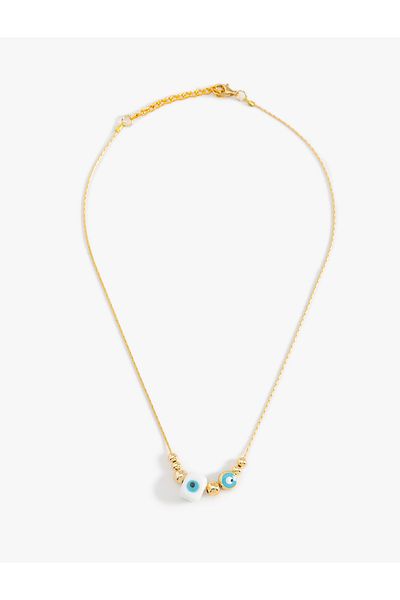 Koton Evil Eye Beaded Necklace