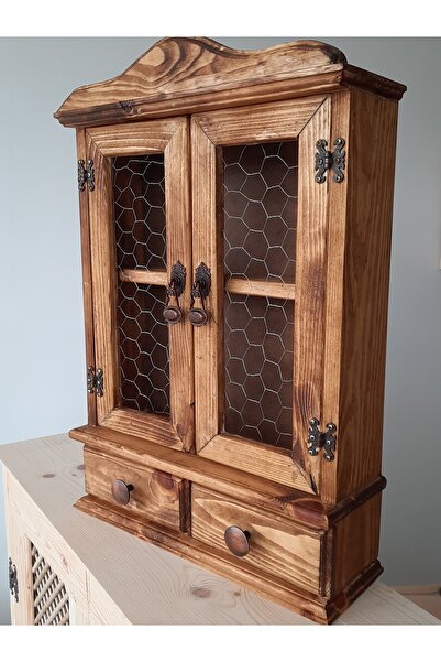 handwood El İşçiliği Raflı Tel Dolap / Telli dolap / Dekorasyon