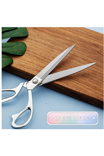 hodbehod Professional Metal Tailor Scissors Silver Color Large Size 26cm Set
