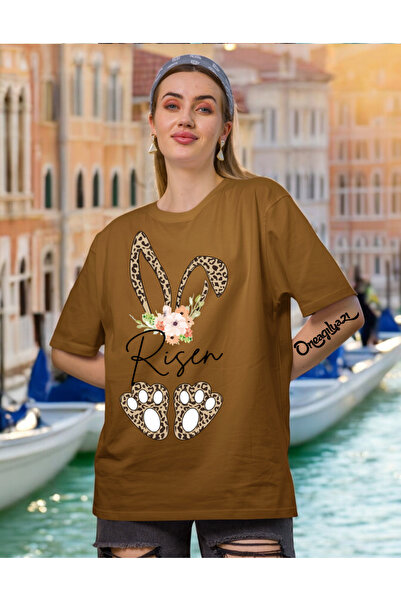 oneagılyazı Rabbit Risen Women's Oversize T-Shirt