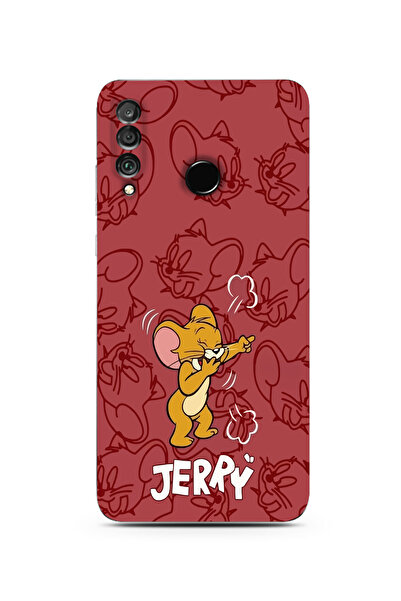moonset Huawei P30 Lite Uyumlu Jerry Tasarımlı Baskılı Şeffaf Telefon Kılıfı