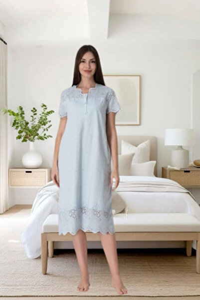 Effortt Venera Effortt Lohusa Hamile Fistolu Sabahlıklı Zarif Lohusa Gecelik takımı