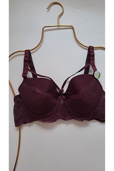 NARIYA Plus Size C Cup Gathering Bra - Daily Empty Cup Underwire Half Tank Top