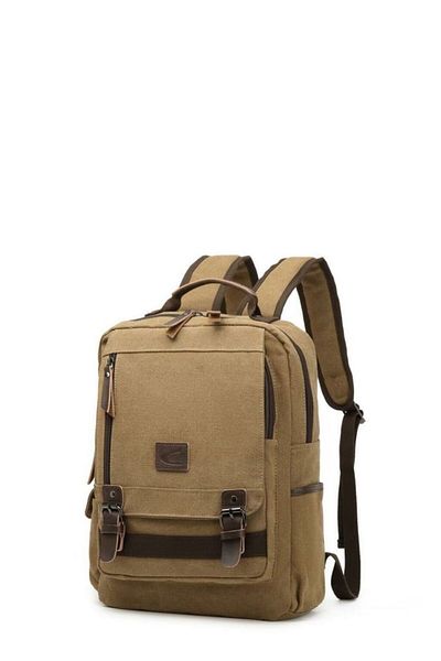 CACTİVE Σακίδιο πλάτης Unisex ανοιχτό καφέ Cactive Canvas Ctv-1303