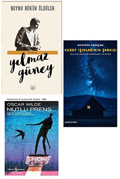 TÜRKİYE İŞ BANKASI KÜLTÜR YAYINLARI Boynu Bükük Öldüler + Kuzey Işıklarının Şarkısı + Mutlu Prens (Koleksiyon Kitap)