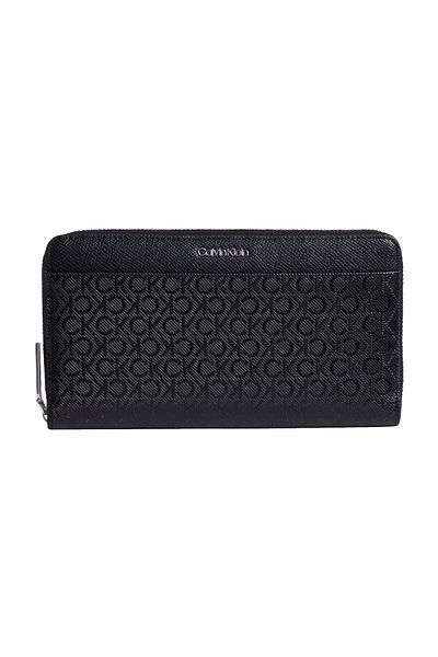 Calvin Klein Women's Logo Black Wallet with Interior Compartment K60K 613072 -0Gj