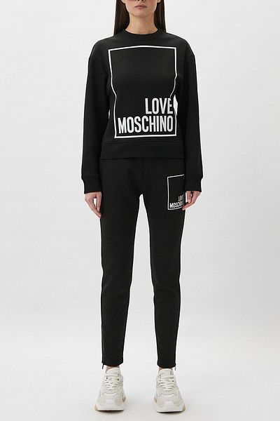 Love Moschino Schwarzes Sweatshirt für Damen und Mädchen