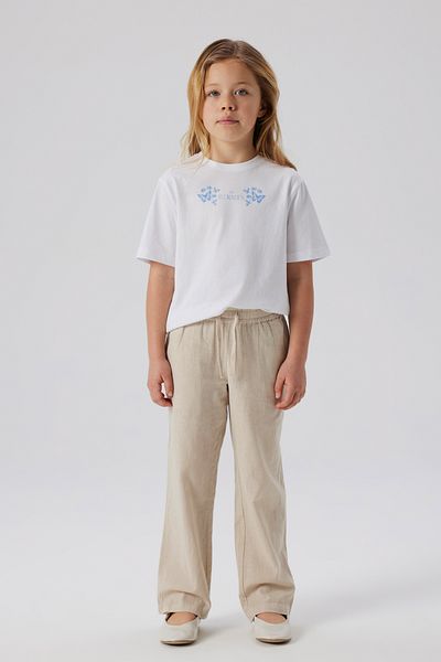 name ıt Hellweißes T-Shirt für Damen und Mädchen 1