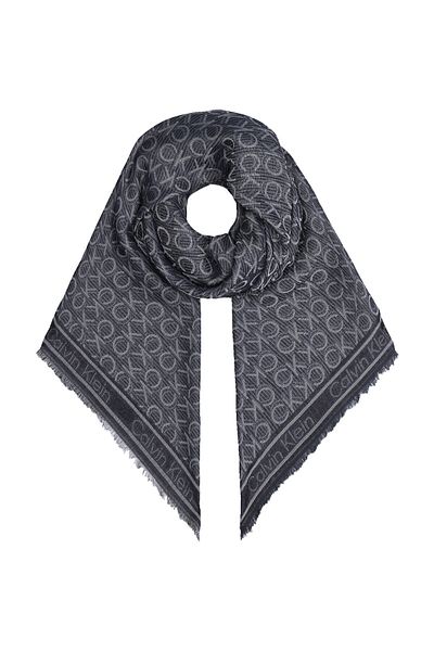 Calvin Klein Jacquard-Monogramm 120x120-Schal