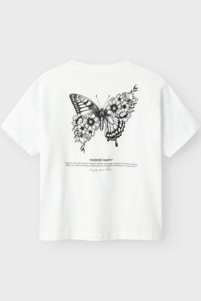 name ıt Helles weißes T-Shirt für Damen und Mädchen