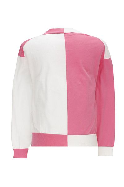 Love Moschino FUXIA+WHITE Damen-/Mädchen-Sweatshirt
