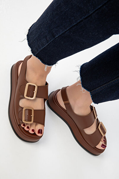 SOHO Дамски кафяви сандали 18986