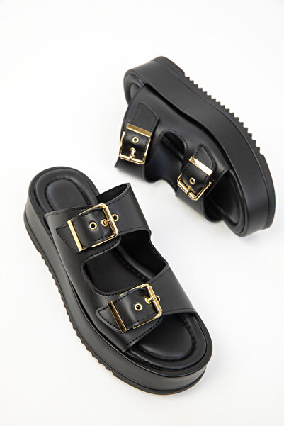 SOHO Papuci negri pentru femei 20251