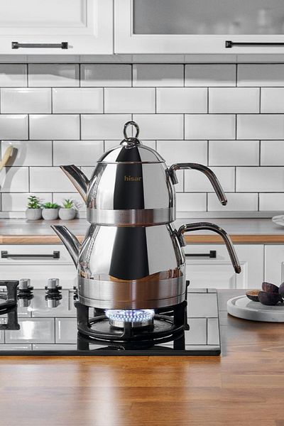Hisar Orion Induction Based Midi Steel Teapot