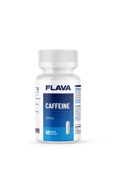 FLAVA 200mg Caffeine - Pack of 60 Capsules