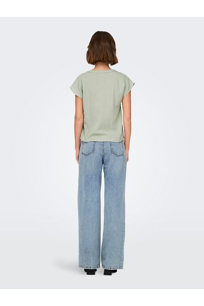 JDY JDYTHEIS LIFE S/S TOP WVN DIA