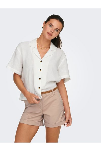 JDY Jdytheis Life - 2/4 Cut Shirt Wvn Dia