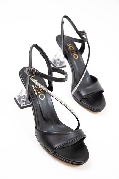 SOHO Black Women's Classic Heeled Shoes 20259