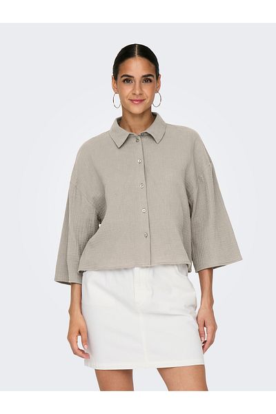 JDY JDYTHEIS LIFE 3/4 Cut Crop Shirt – WVN NOOS