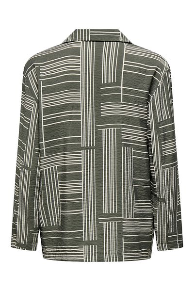 JDY Jdytroya Life - Wvn Dia Model L/S Cut Comfortable Shirt