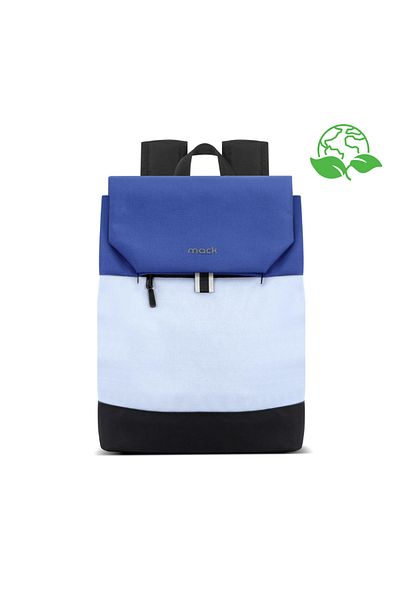 Mack Mce-1304 14.1" Zen Eco Casual Backpack, Laptop Bag Blue Grey