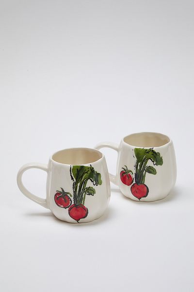 Trendyol Collection Multicolored Ceramic 2-Piece Patterned Mug Set