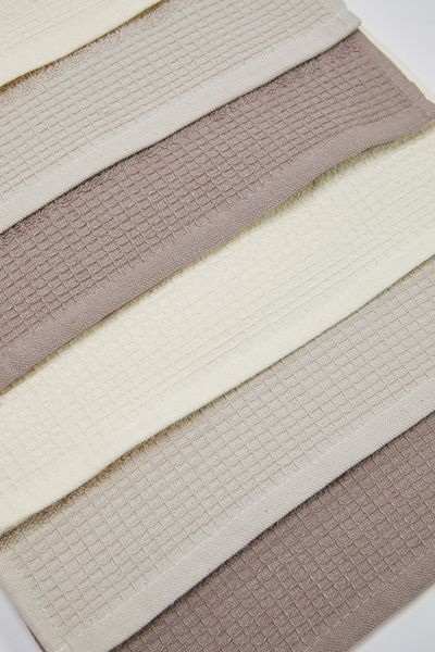 Trendyol Collection Béžová-Ecru-Mink 6dílná kuchyňská utěrka 30X45 cm