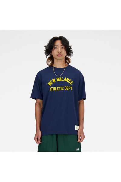 New Balance Men's Gray T-Shirt Mt41514