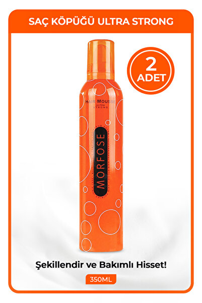 Morfose Ultra Strong Saç Köpüğü 350 ml 2 Adet