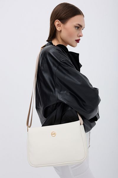 Fossil Biela dámska crossbody taška cez rameno 05FO25Y5033