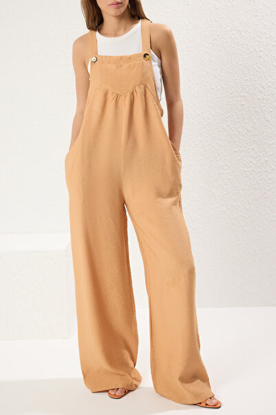 Trendyol Collection Twoss21Tu0090 Model Camel Jumpsuit
