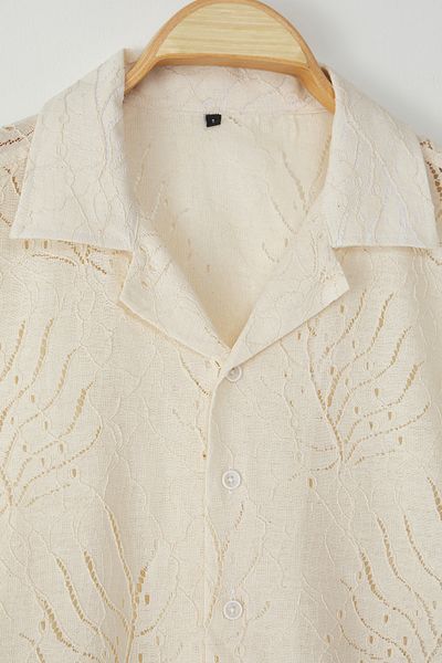 Trendyol Collection Boxy Ecru Shirt – TMNSS25GO00044