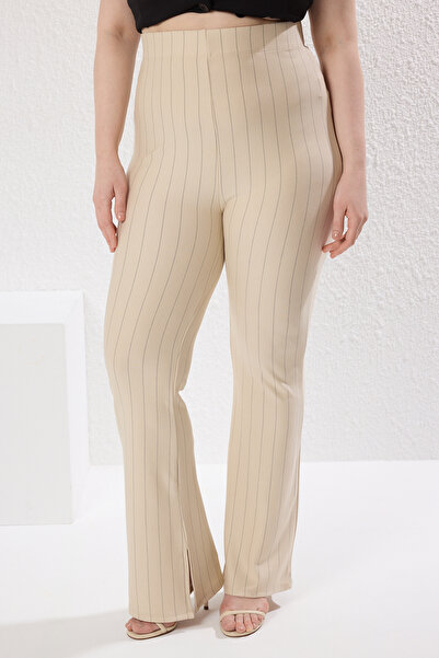 Trendyol Curve Beige Colorful Stylish Sleep Set