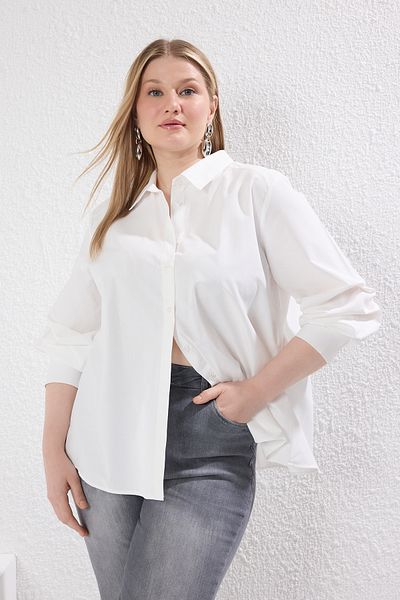 Trendyol Curve Barva Ecru