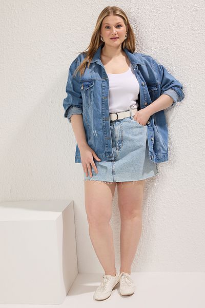 Trendyol Curve Blau