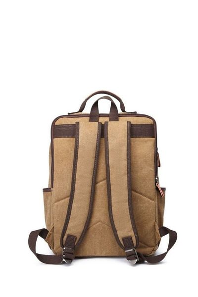 CACTİVE Cactive Canvas Light Brown Unisex Backpack Ctv1260