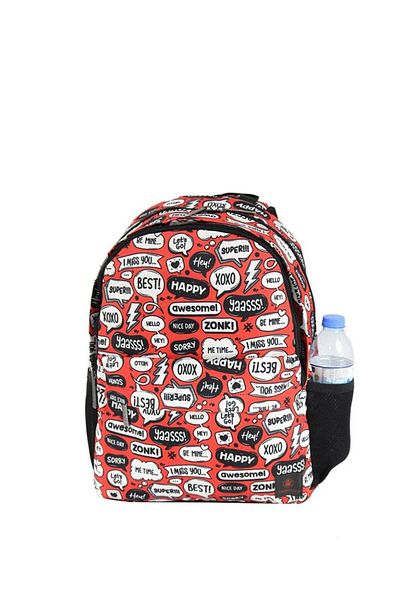 lumberjack Red-Black Unisex Backpack Lmchan22336