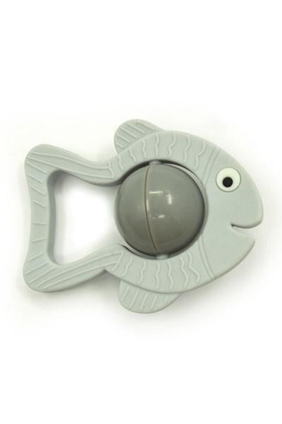 LUQU BABY LUQU Silicone Rattle- Fish